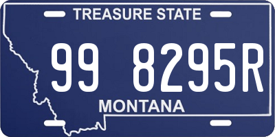 MT license plate 998295R