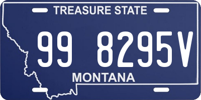 MT license plate 998295V