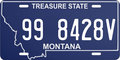 MT license plate 998428V