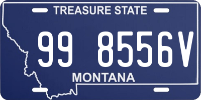 MT license plate 998556V