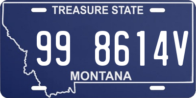 MT license plate 998614V