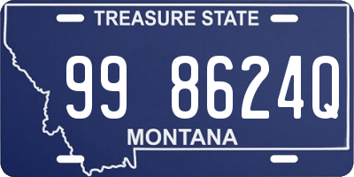 MT license plate 998624Q