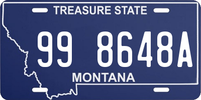 MT license plate 998648A