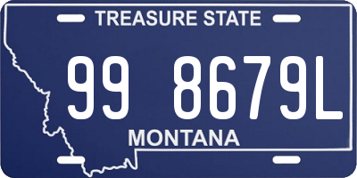 MT license plate 998679L