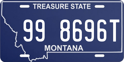 MT license plate 998696T