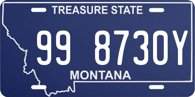 MT license plate 998730Y