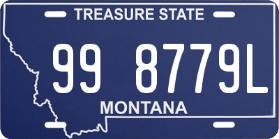 MT license plate 998779L