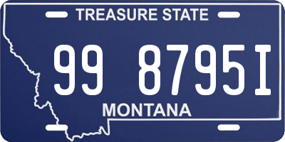 MT license plate 998795I