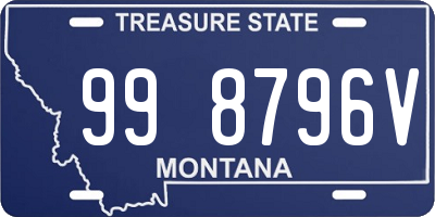 MT license plate 998796V