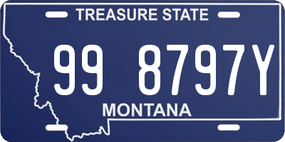 MT license plate 998797Y