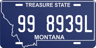 MT license plate 998939L