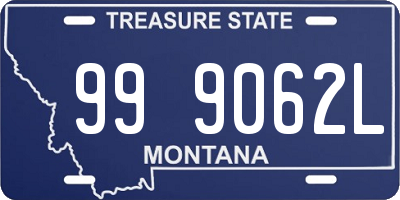 MT license plate 999062L