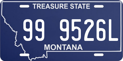 MT license plate 999526L