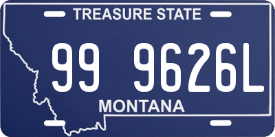 MT license plate 999626L