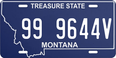 MT license plate 999644V