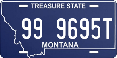 MT license plate 999695T