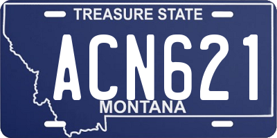 MT license plate ACN621