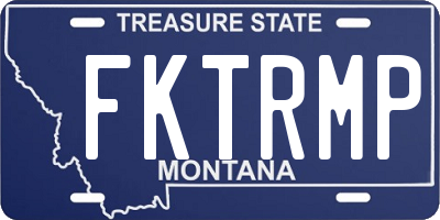 MT license plate FKTRMP