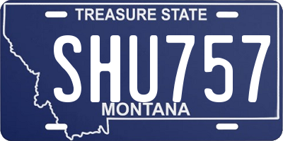 MT license plate SHU757