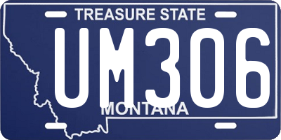 MT license plate UM306