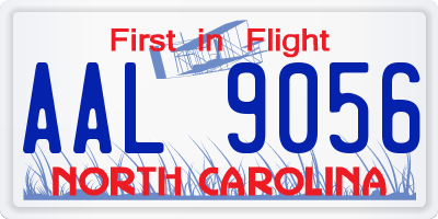 NC license plate AAL9056