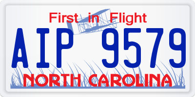 NC license plate AIP9579