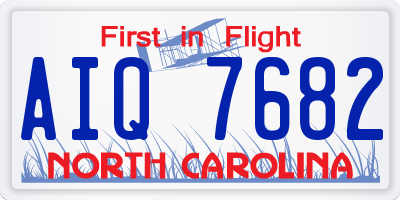 NC license plate AIQ7682