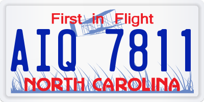 NC license plate AIQ7811
