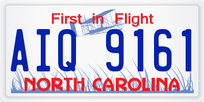 NC license plate AIQ9161