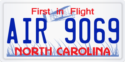 NC license plate AIR9069