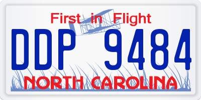 NC license plate DDP9484