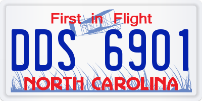 NC license plate DDS6901
