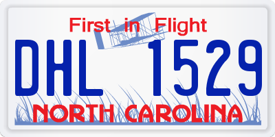 NC license plate DHL1529