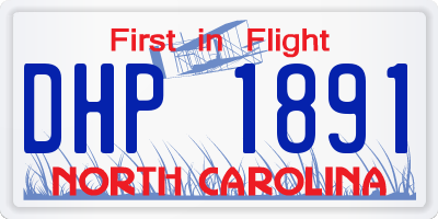 NC license plate DHP1891