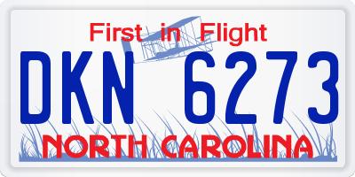 NC license plate DKN6273