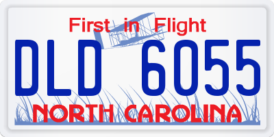 NC license plate DLD6055