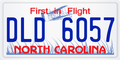 NC license plate DLD6057