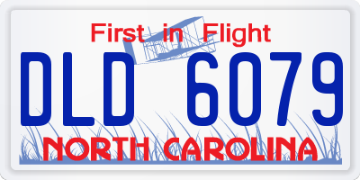 NC license plate DLD6079