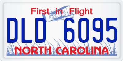 NC license plate DLD6095