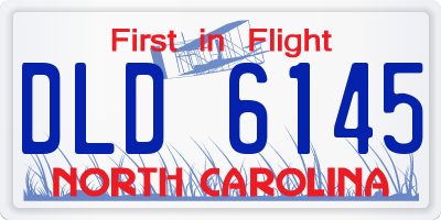 NC license plate DLD6145