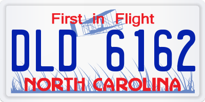 NC license plate DLD6162