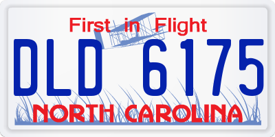 NC license plate DLD6175