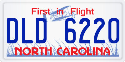 NC license plate DLD6220