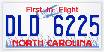 NC license plate DLD6225