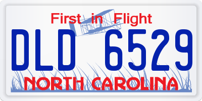 NC license plate DLD6529