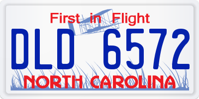 NC license plate DLD6572
