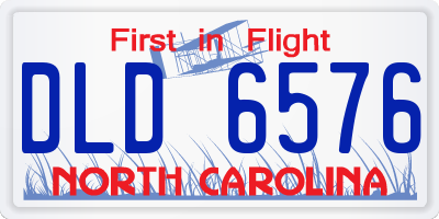 NC license plate DLD6576