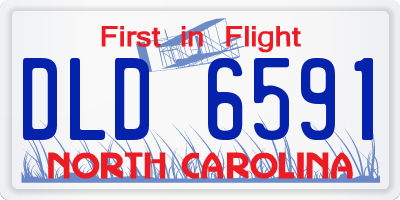 NC license plate DLD6591