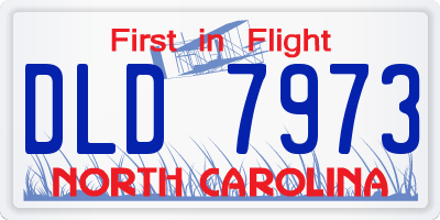 NC license plate DLD7973