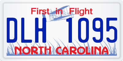 NC license plate DLH1095